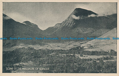 R166397 Szene des Massakers von Glencoe. H. und R