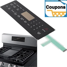 Membrane Switch Compatible with Samsung Range DG34-00027B