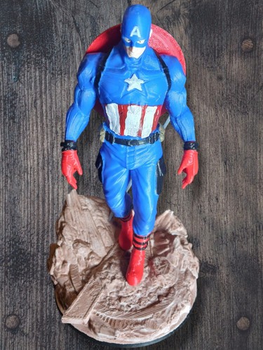 Captain America Model Kit Unpainted/Unassembled 9in - Picture 2 of 12