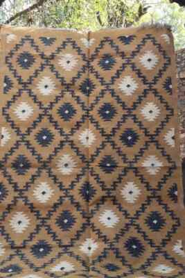 Rug Natural Handwoven Wool Jute Rug, Vintage Kilim Rug, Traditional kilim Rugs