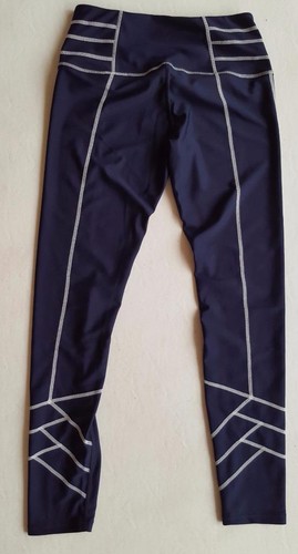 Active Wear Yoga Gym Fitness Sport Run Long Pants Tights Women Navy or Black #16 - Picture 3 of 4