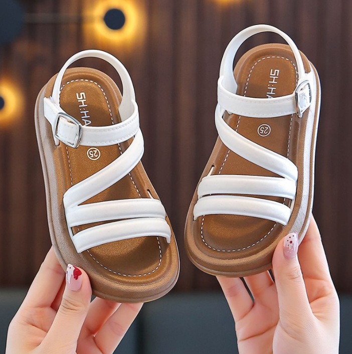 SAOLA Sandali bassi estivi casual bambini festa vacanza spiaggia scuola scarpe taglia ragazza