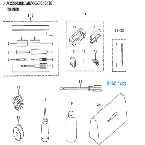Soporte de goma de mesa Bisagra Cojín Aislador Juki Genuino Foto 2 de 2