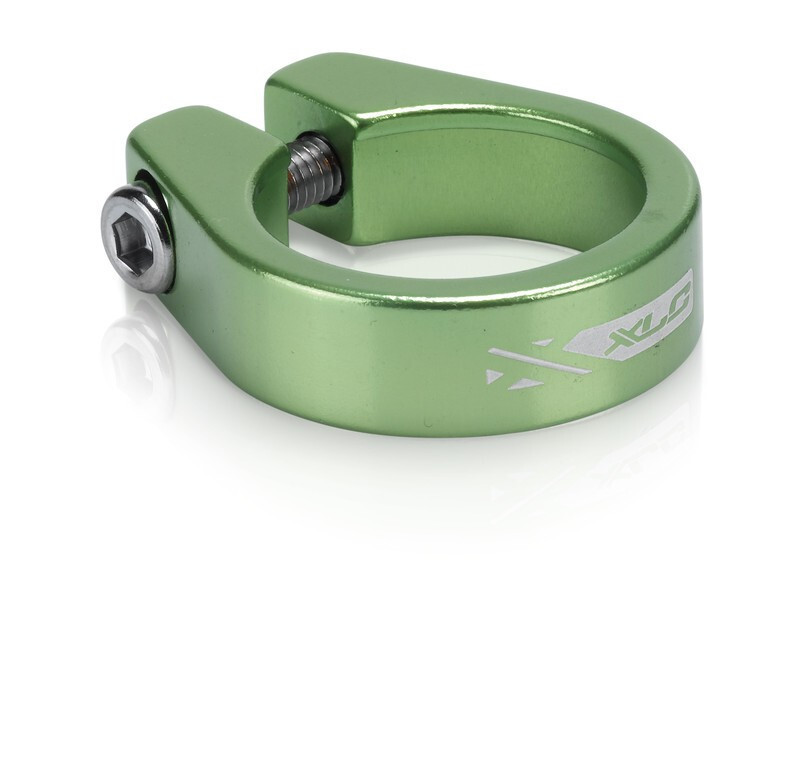 XLC Morsetto per sella PC-B09, 34,9 mm Verde Lime con vite a brugola