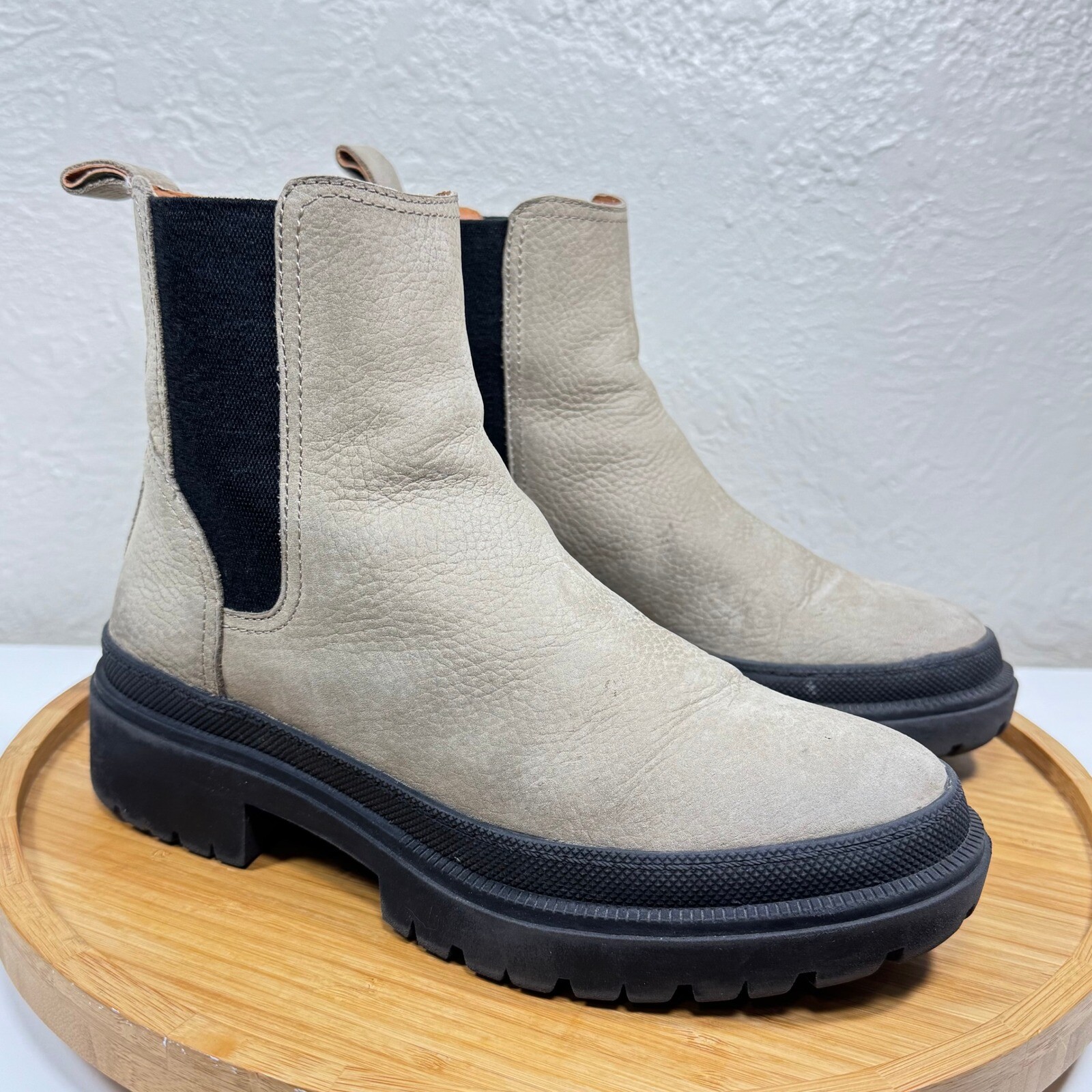 SAOLA Stivaletti Chelsea marca fortunata stivaletto 6 5 smalti estraibili suola a strappo in pelle grossa