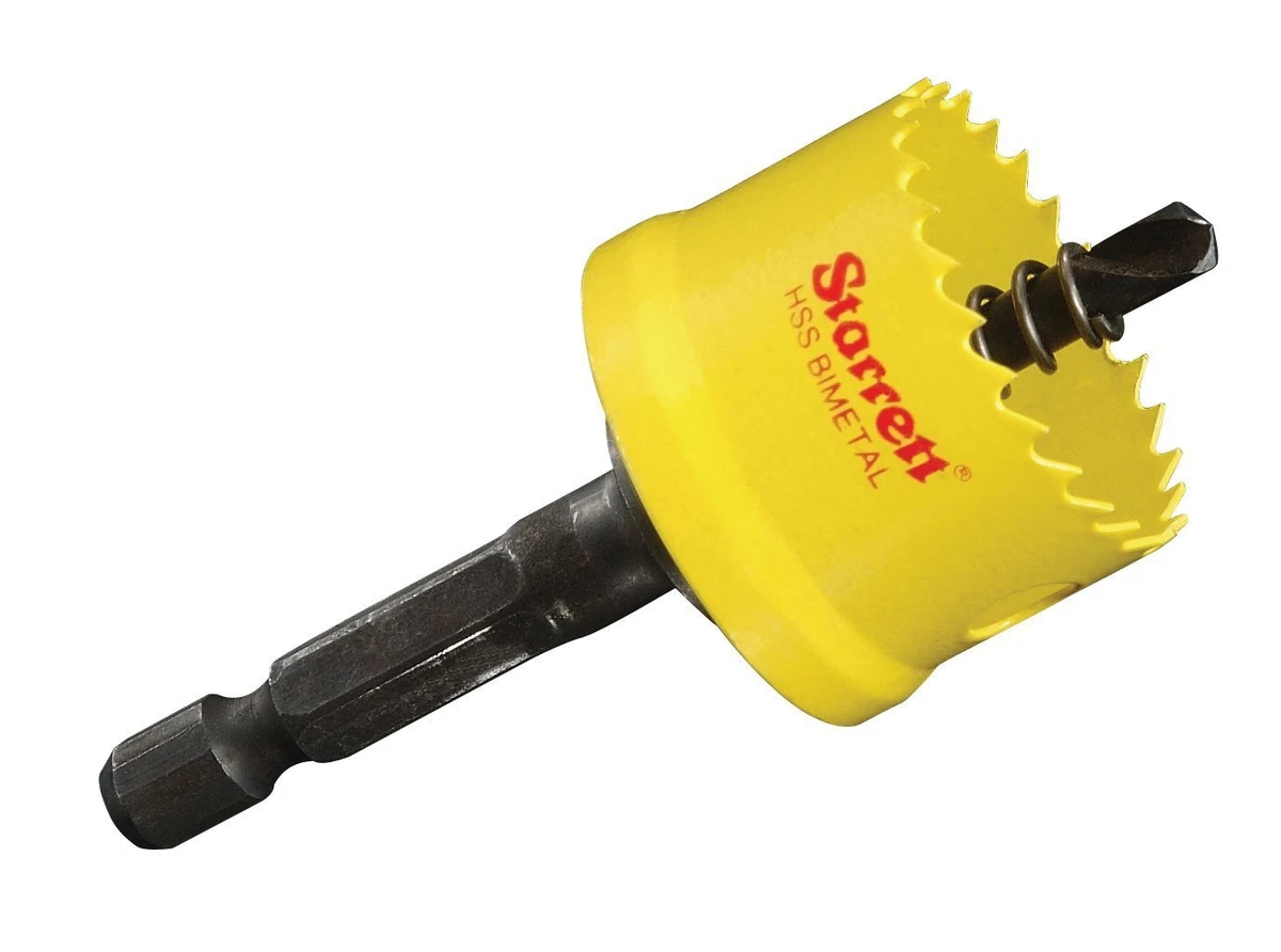 Starrett CSC22 22mm bi metal smooth cut holesaw complete with