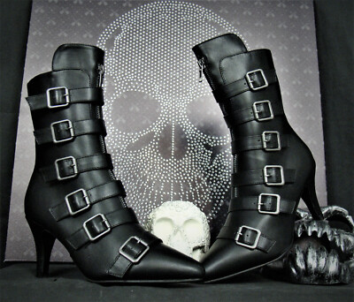 Piker, Pikes, Gothic, Goth, Oldschool, Batcave, WGT, Steampunk, Barock,Gr. 38-40