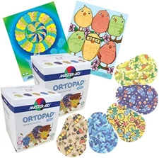 ® Bamboo Boys Eye Patches, 100-Pack (Regular Size, 4+ Yrs) 2 Boxes and 2 Posters