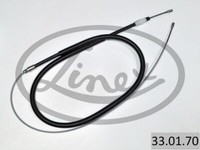 Linex 33.01.70 Cable, Parking Brake For CitroËN Peugeot