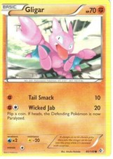 POKEMON CARD GLIGAR 80/149 NO 207 FLY SCORPION POKEMON TCG CCG