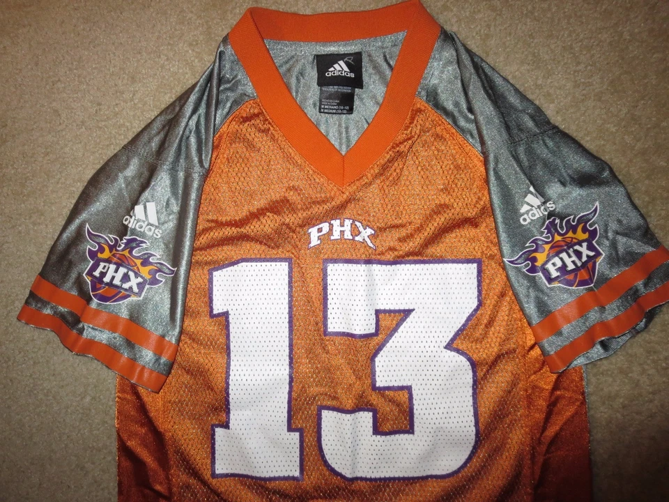 Camiseta deportiva Steve Nash #13 Phoenix Suns NBA Adidas juvenil M 10-12 mediana  Foto 2 de 4