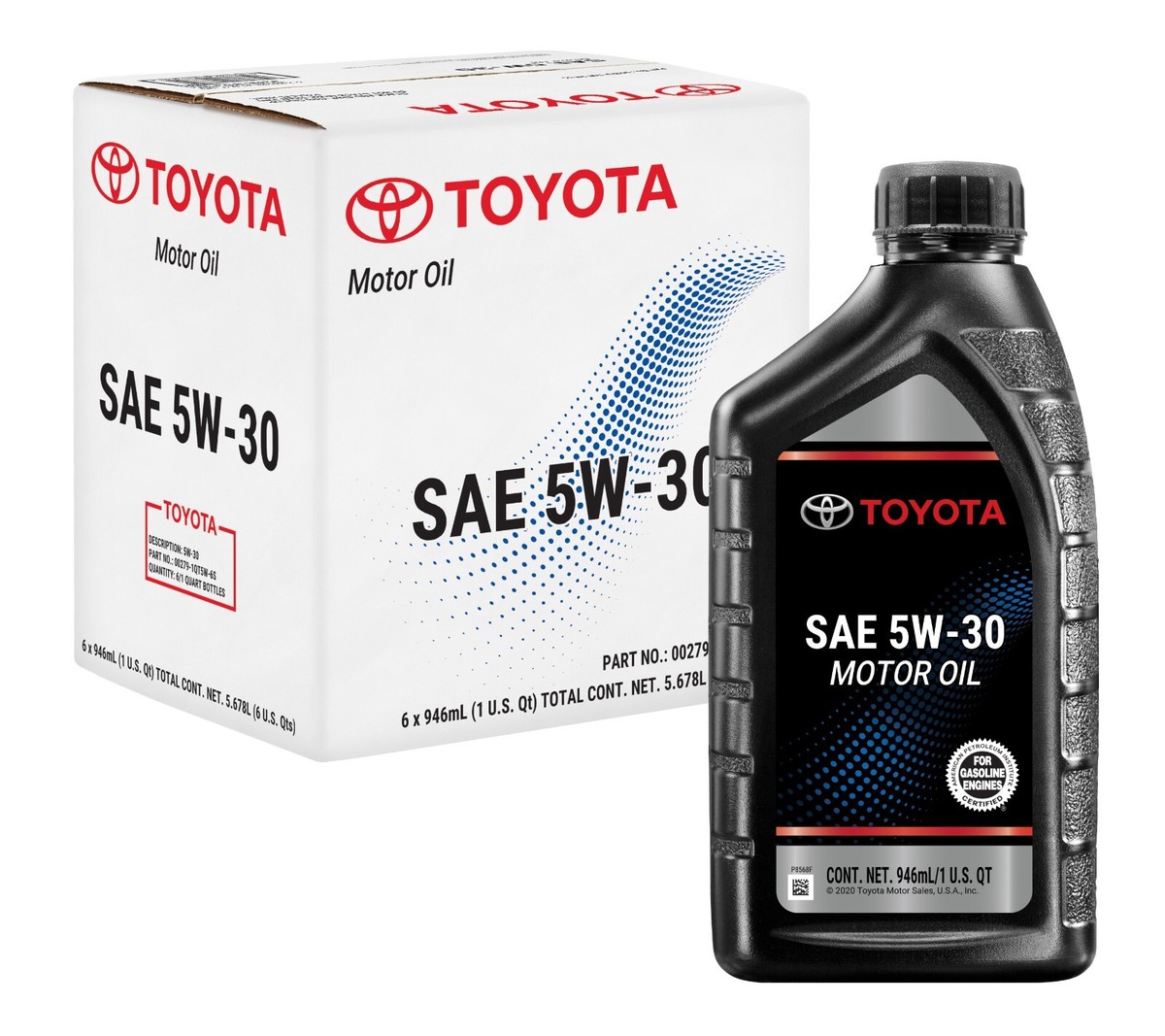 Toyota Lexus 5W-30 Motor Oil | 1qt | Genuine OEM | Case of 6