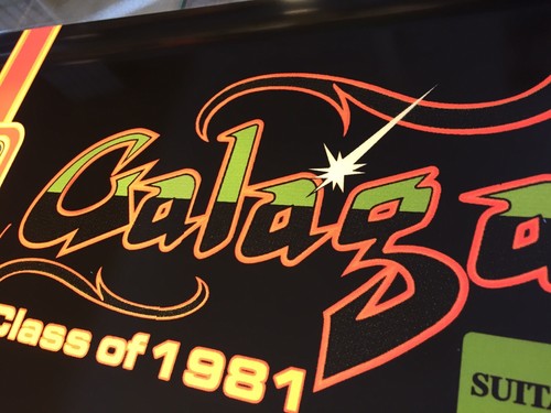 Namco 20 Year Reunion Ms Pacman Galaga Arcade Marquee 23" x 9" - Picture 5 of 6