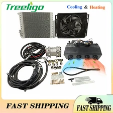 DC 12V Underdash Cool&Heat Electric Air Conditioner Universal Auto Car A/C Kit