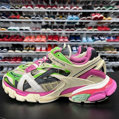 pink green and white balenciaga