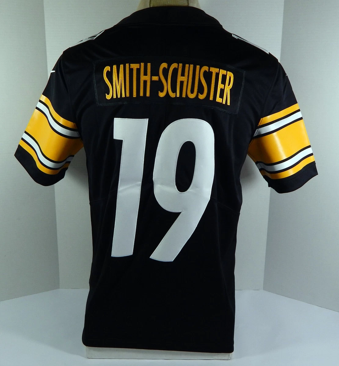 Nike Pittsburgh Steelers No19 JuJu Smith-Schuster Lights Out Black Men's Stitched NFL Limited Rush Jersey