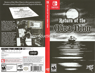 Nintendo Switch Return Of The Obra Dinn - Nintendo Switch (US