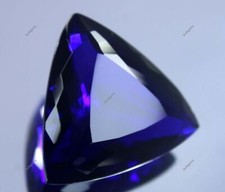56 Ct Natural Deep Blue Tanzania OF Tanzanite Trillion Loose CERTIFIED Gemstone