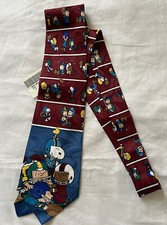 Peanuts Charlie Brown  Gang Football Neck Tie First Down NWT