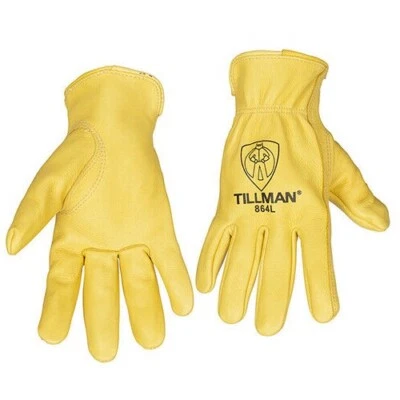 Tillman 864 Deerskin Leather Roping Construction Farming Drivers WORK GLOVES