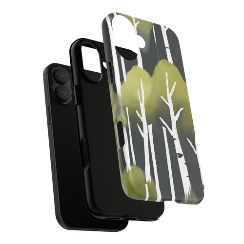 Birch Forest Cell Phone Case, Tough Case, Nature Mobile Phone Cover, Most Models - 第 32/231 張圖片