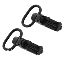 2 PCs QD Sling Swivel Attachments 45 Degree Low Profile Picatinny Rail Mount New