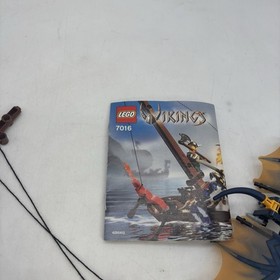 LEGO Vikings 7016 Viking Boat against the Wyvern Dragon Complete With Manual