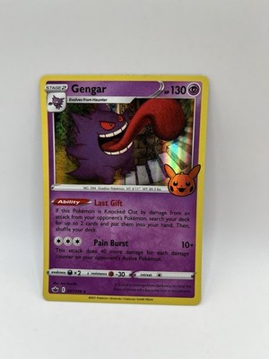 Pokemon TCG - Gengar 57/198 Trick or Trade Chilling Reign Holo Rare 2021