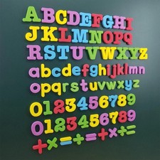 76 PCS Magnetic Letters Numbers ABC Capital Fridge Magnets Educational Learning