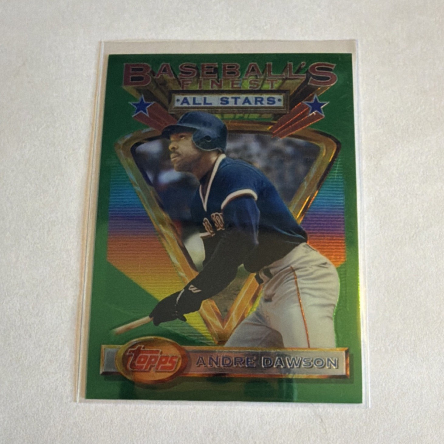 1993 Topps Finest Baseball's Finest Refractor All-Stars Andre Dawson #84 Red Sox