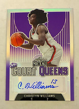 Leaf 2022 Metal Court Queens Christyn Williams Mystics Auto /30 #CQ-CW1