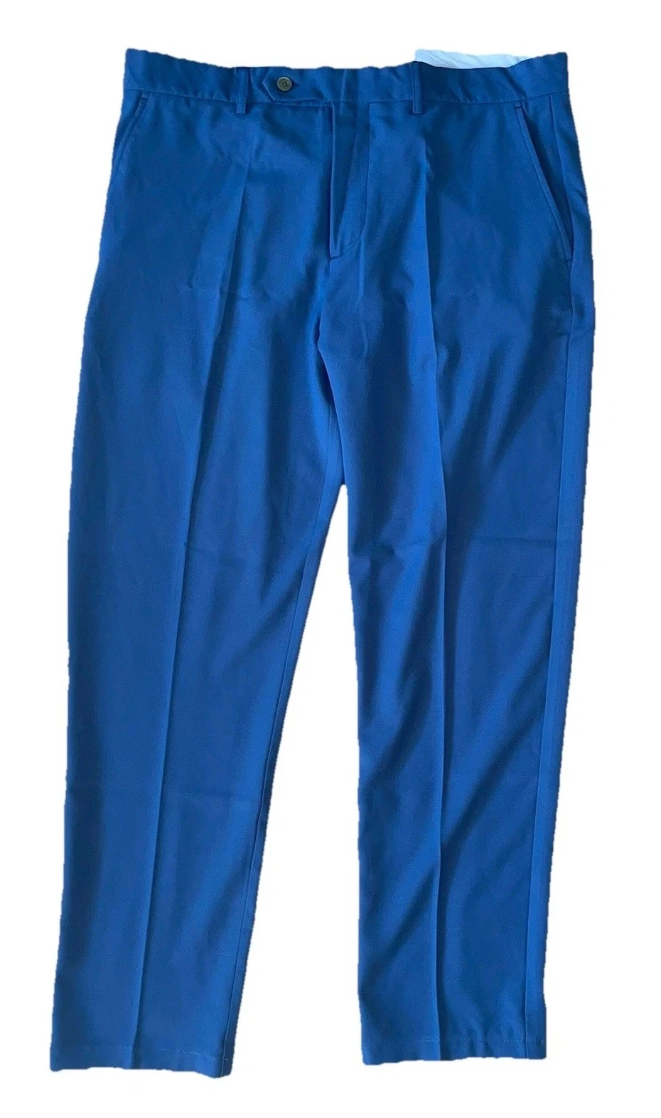 Black Quail Men’s Slim Pants Blue Lightweight 33 x 27 Measured Golf NWT