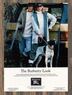 Burberry - Burberrys of London - Reklame Werbeanzeige Original-Werbung 1982 (8)