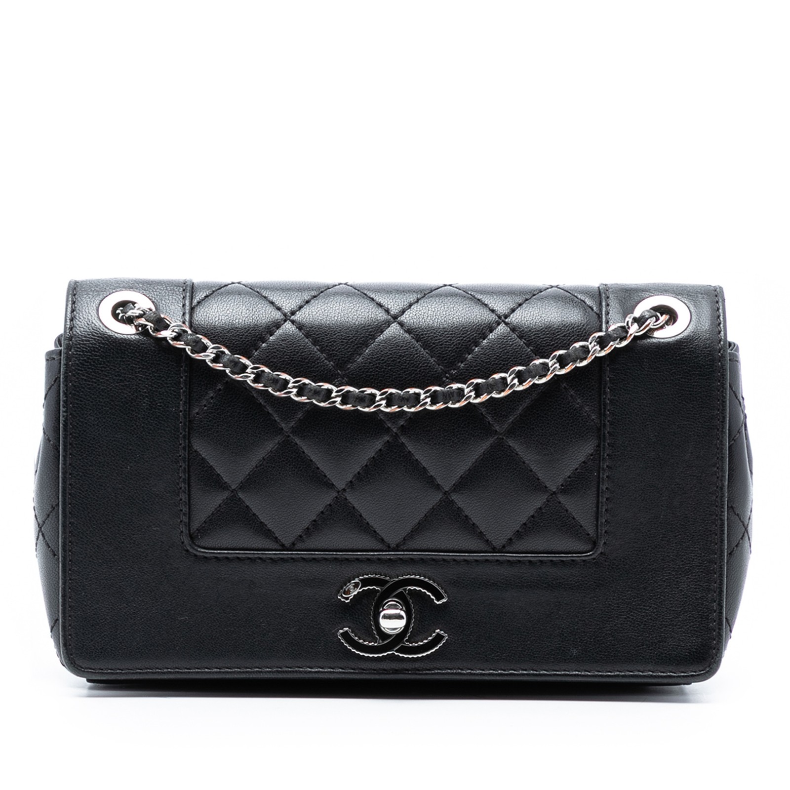 Authenticated Chanel Small Lambskin Mademoiselle … - image 1