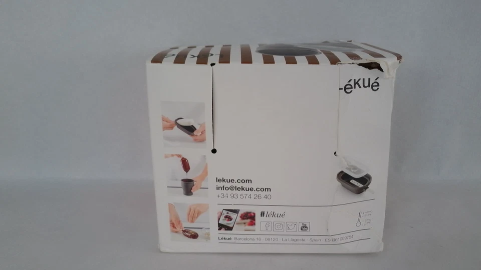 Lékué Klassisch Cremefarben Eiscreme Brown Formen Geräte 3400235SUR Kuchenbleche - Bild 3 von 4