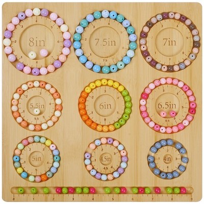 Favonuovy Bead Boards for Jewelry Making with 9 Bracelet Sizes Bamboo Bracele...