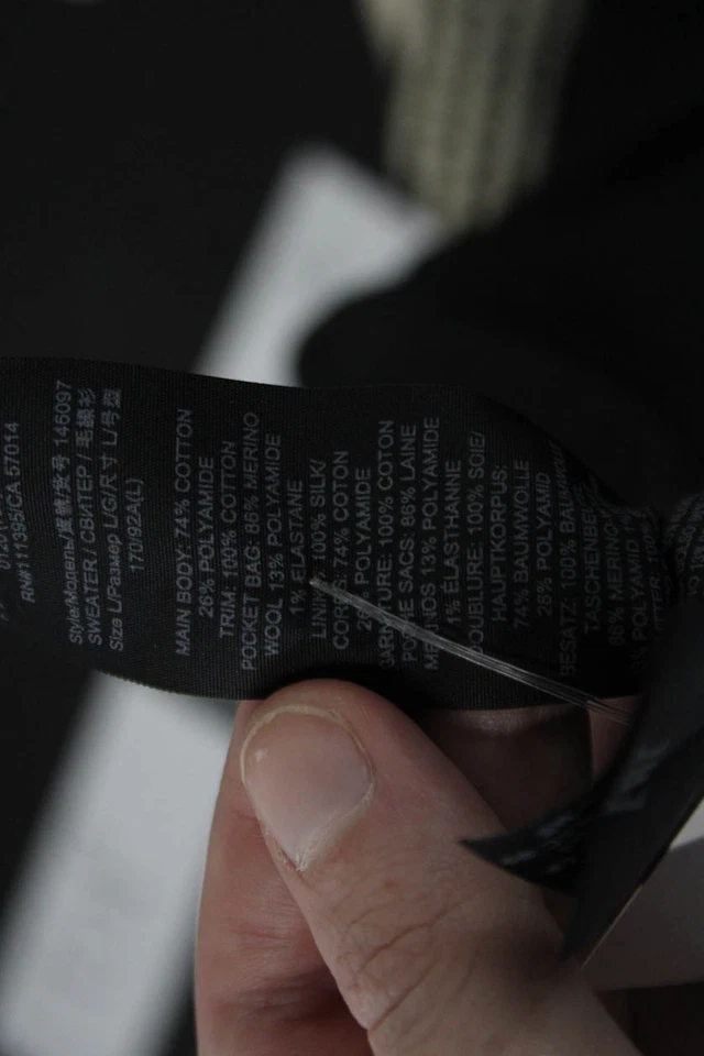 Cárdigan Tory Burch Mujer Rayas Beige Botón Mezcla Algodón Manga Larga Talla L Foto 4 de 4