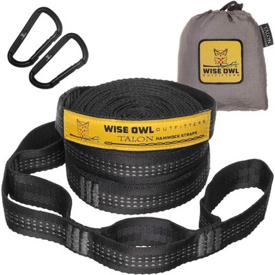 Hammock Straps for Trees   10ft Heavy-Duty Tree Hanging Kit with Carabiners, ...