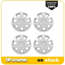 4x 14 Inch Wheel Hub Caps Hubcaps Snap On Wheel Covers For R14 Tire Steel Rim
