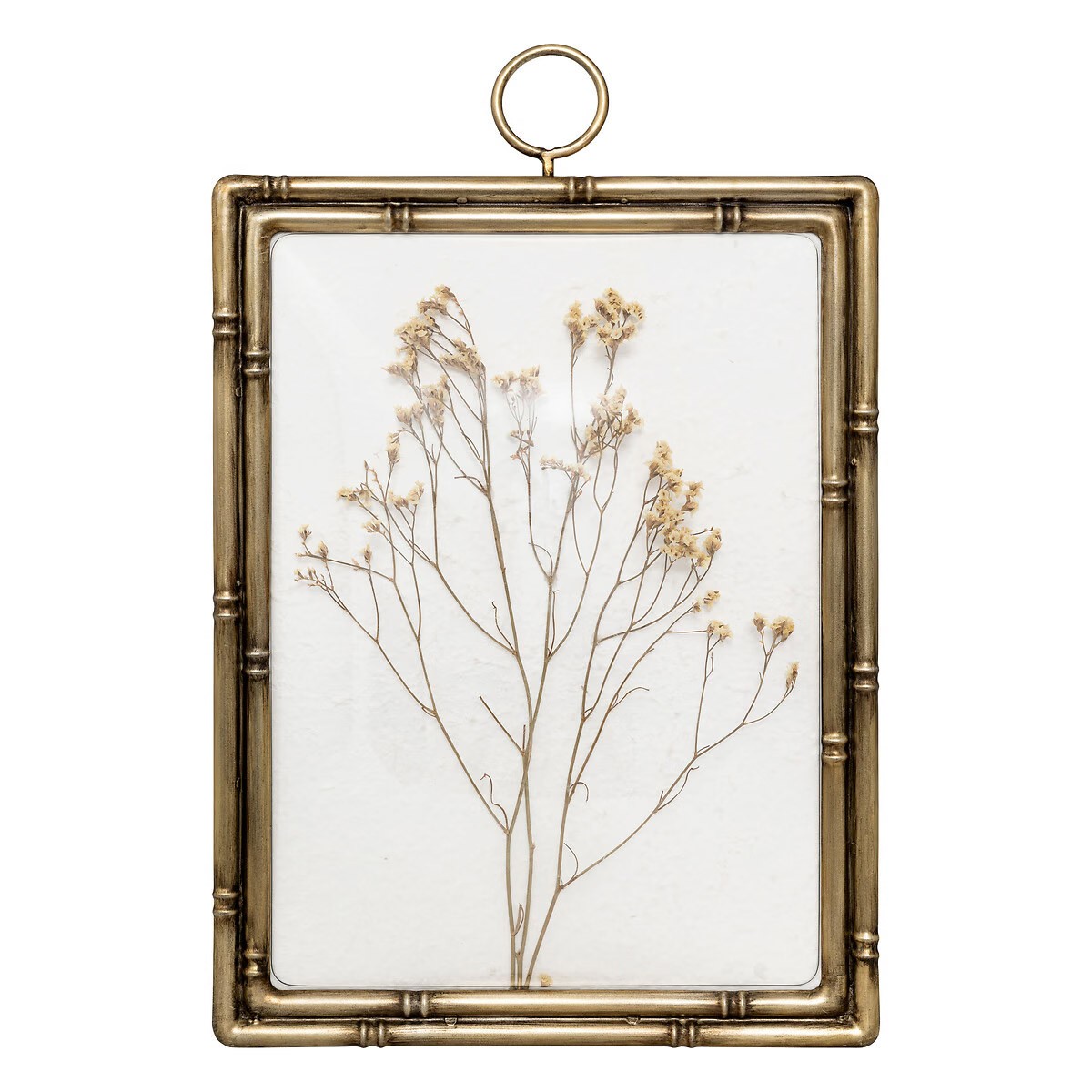 Déco murale bombée fleurs Jonas 47cm pour habiller un mur vide marron