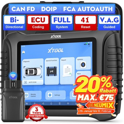 XTOOL IP900 BT Profi OBD2 Diagnosegerät ALLE System ECU Coding Key Programmer DE