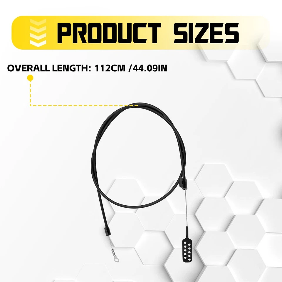 For 1978-1982 Corvette C3 Hood Release Lateral Cable Latch to Latch 304006,41787 - Imagem 4 de 4