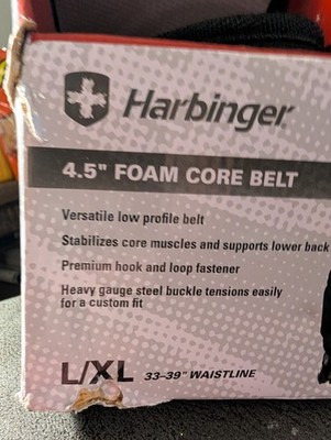 Harbinger Padded Weight Lifting Belt Size Large