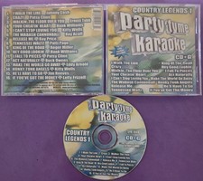 Party Tyme Karaoke - Country Legends 1 Cd g 2002 Country Sybersound