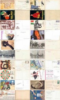 postcards ADVERTISING lot 20 pieces code 019 U