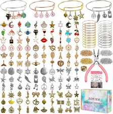 542pcs Bangle Bracelet Making Kit DIY Jewelry Making Kit and Supplies Expandable