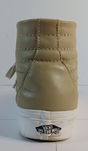 Vans Sk8-Hi Premium Tan Skate Shoes Sneakers Womens Size 8 Mens size 6.5 - Picture 14 of 17