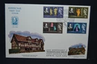GB first day cover 1964 Shakespeare with 400th anniversary cancel in Phosphor