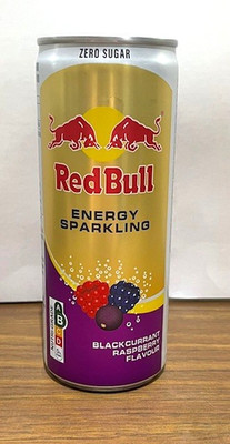 Singapore Version Red Bull Zero Sugar Blackcurrant Raspberry Flavour 250ml Can