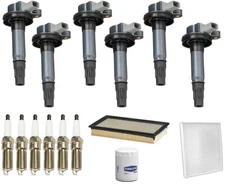 Direct Ignition Coil Spark Plugs & Filters Fits Ford Taurus 3.5L Turbo 2010-2012